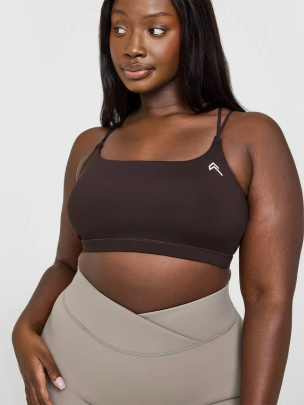 Oner Active Everyday Cross Over Bralette Cacao - S